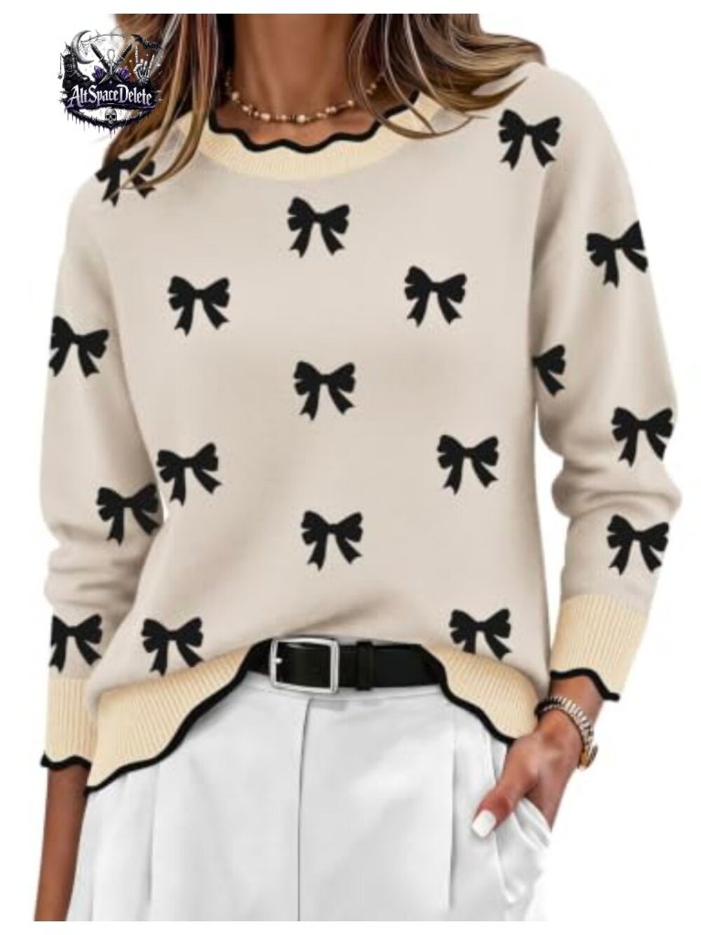 Zeagoo Womens Long Sleeve Crew Neck Pullover Sweater Loose Fit Knit